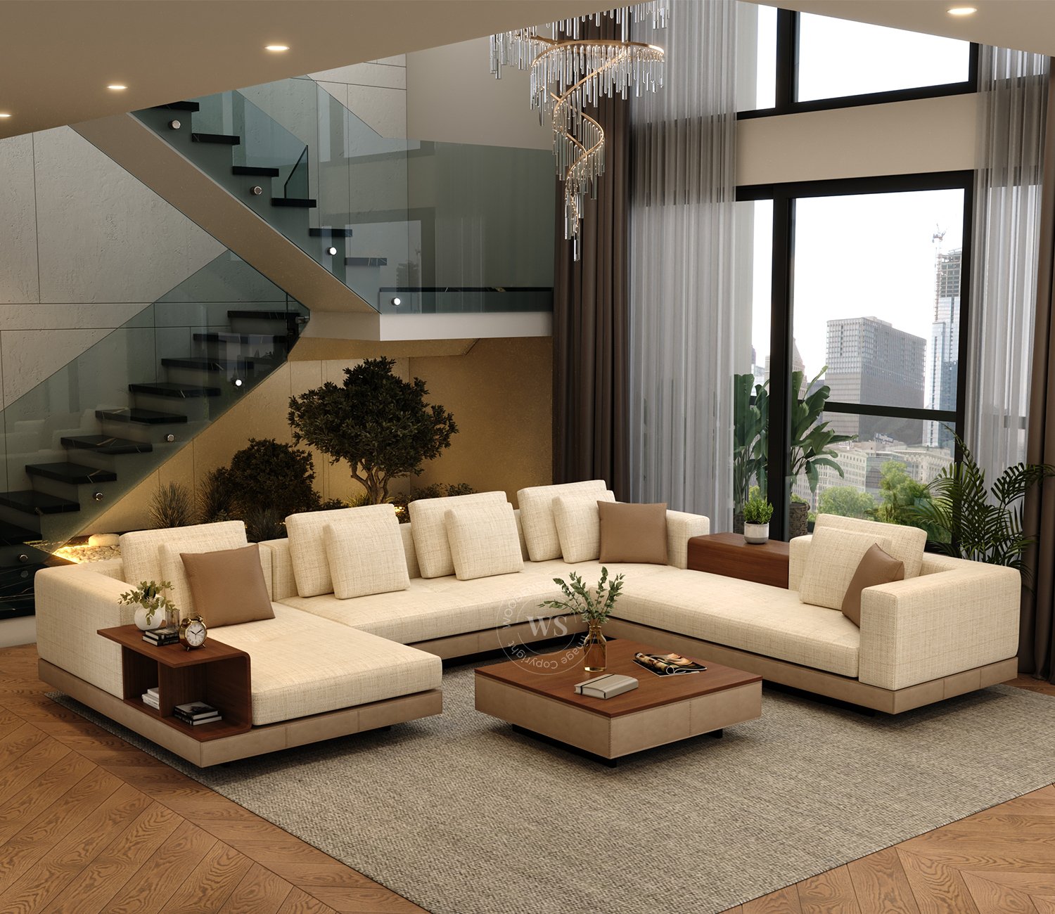 U Shape Sofa
